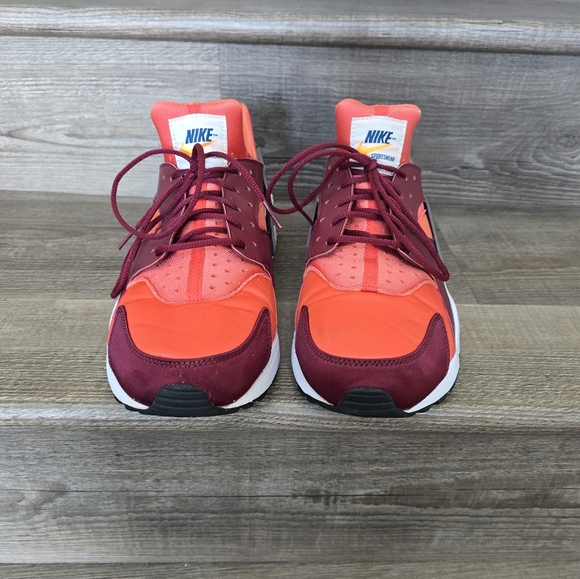 Nike Air Huarache 318429 054 Men's running shoes "Red Coral" Gunsmoke/Team - Picture 3 of 7